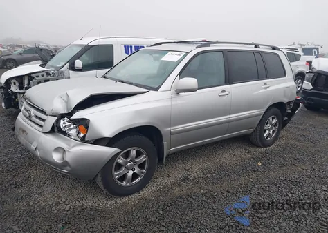 2007 Toyota Highlander V6 из США, поврежденный, VIN JTEEP21A870203793